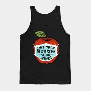 Can't Mask the Love for my Second Graders Teacher Gift Tank Top